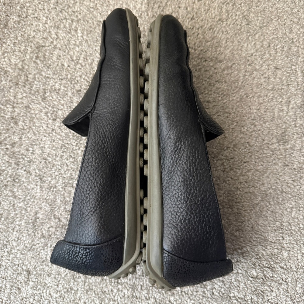 Vionic Elora Black Pebbled Leather Loafers Orthotic Flats 7 Comfort Professional - Picture 5 of 8